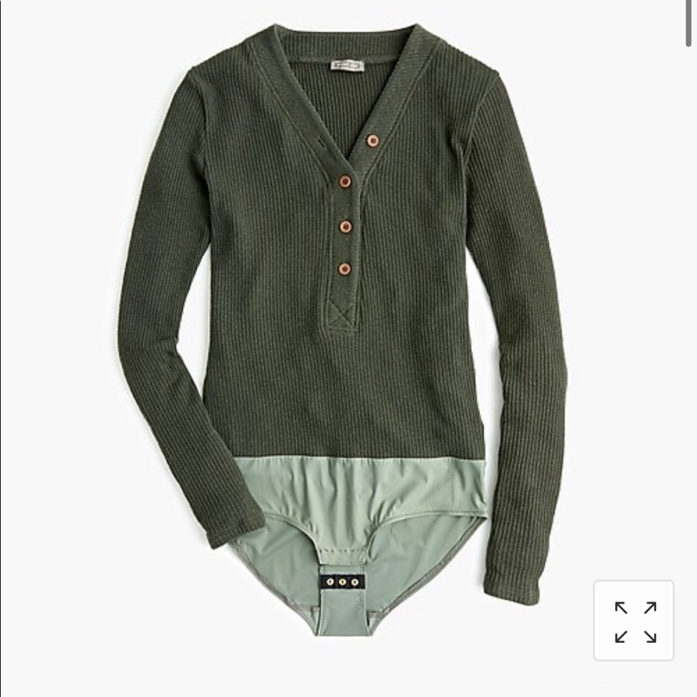 Henley bodysuit